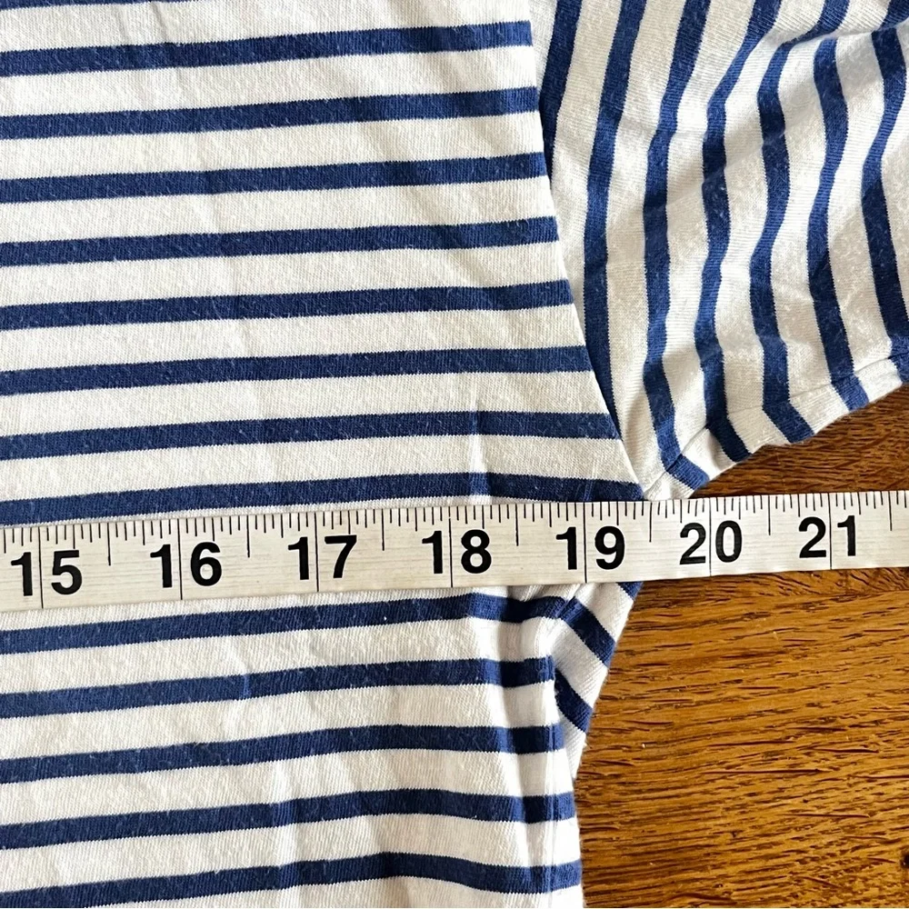 AYR Blue and White Striped Long Sleeve Tee - Picture 7 of 9